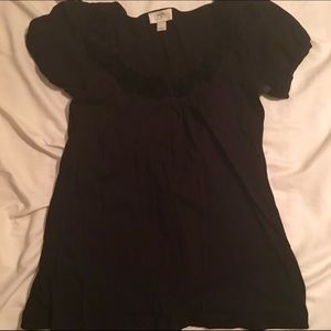Black Loft short sleeve top
