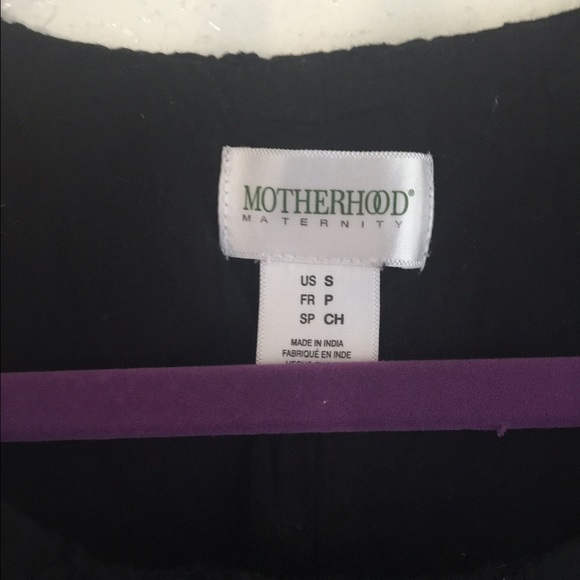 Motherhood maternity black dress