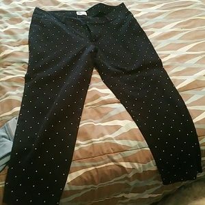 Polka-dot black n white pixie stretchy