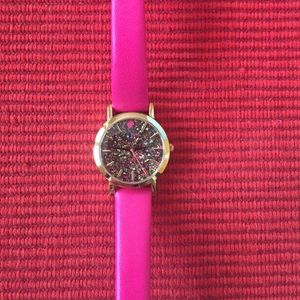 Kate Spade Pink Glitter Watch LIKE NEW!
