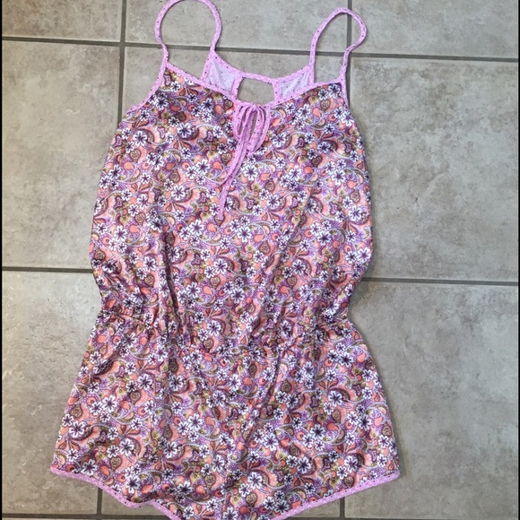 VS floral PJ Romper size S