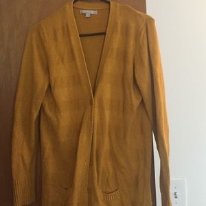 Mustard cardigan