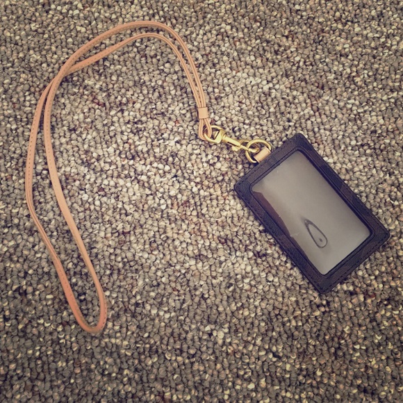 Coach Lanyard and Card Holder