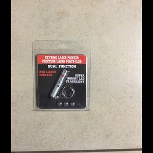 Key ring laser pointer