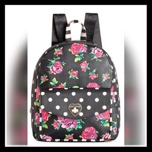 SOLD! Betsey Johnson Medium Floral Backpack 🎀