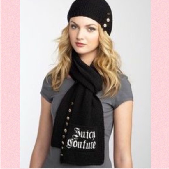 Black & Gold Juicy Couture Hat