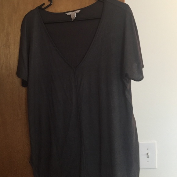 Dark gray tunic