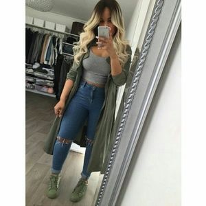 Olive Green Adidas Superstars