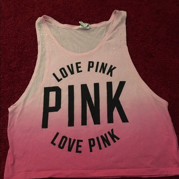 Pink tank with gems - Picture 1 of 3