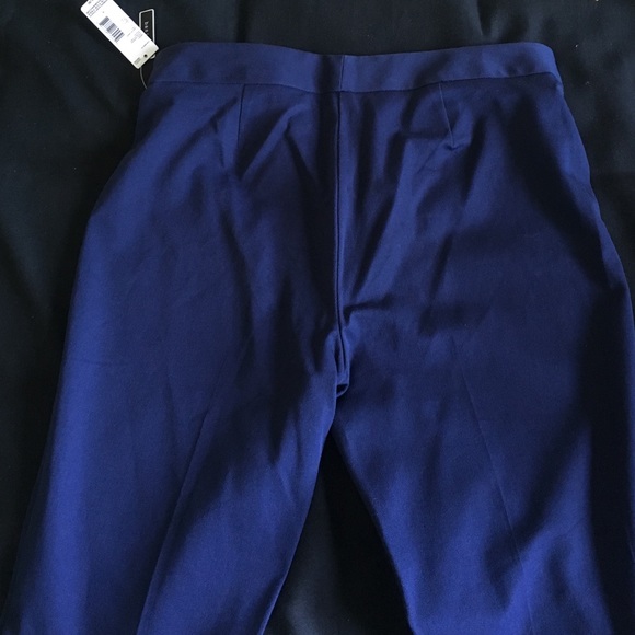 Navy blue skinny slacks - Picture 2 of 4