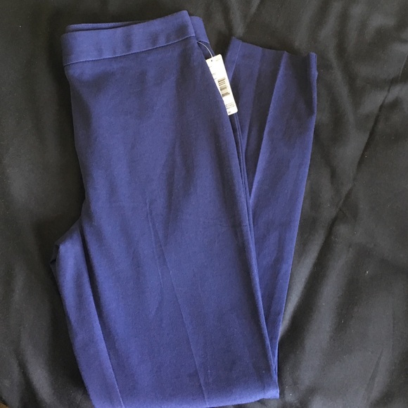 Navy blue skinny slacks - Picture 3 of 4