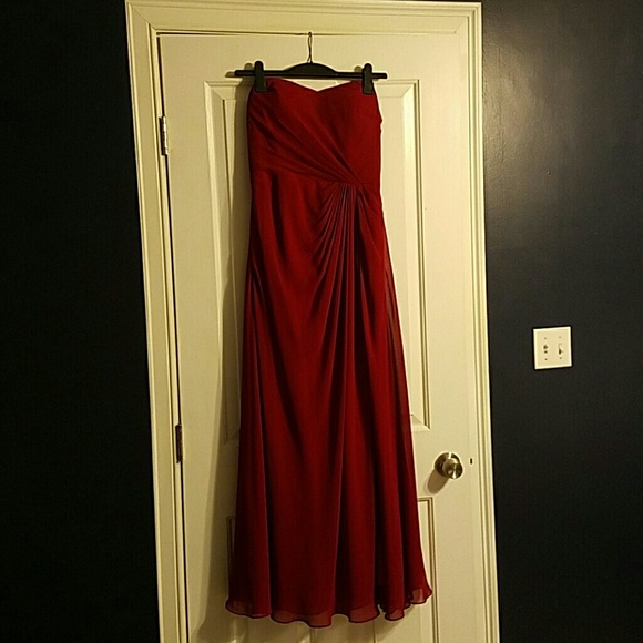 Bill Levkoff Dresses & Skirts - Dark red gown