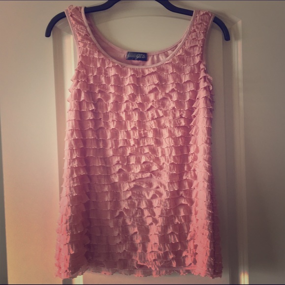 J.T.B. Ruffle Tank Top