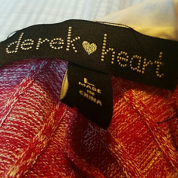 Red Layered Sweater - Picture 3 of 4