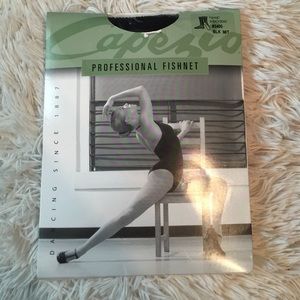 Capezio Black Professional Fishnets w. Seam NWT
