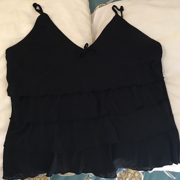 Black tank top