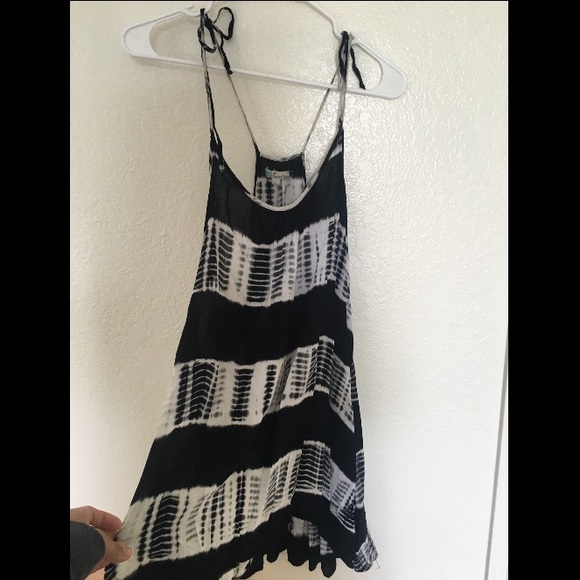 flowy tie dye dress