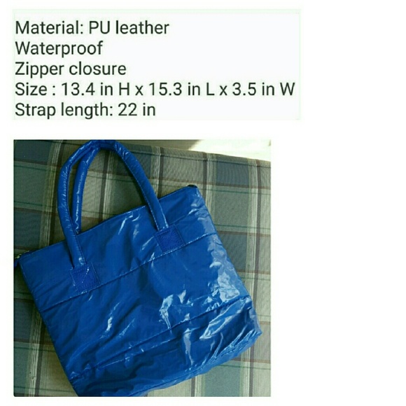 🛇Gifted🛇: Blue Space Bale Tote NWOT - Picture 3 of 4