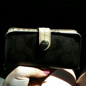 Coach Wallet with phone holder