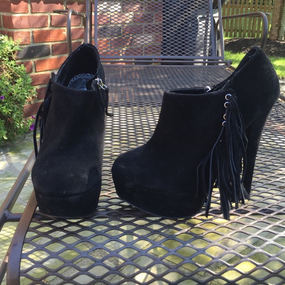 Bebe suede booties
