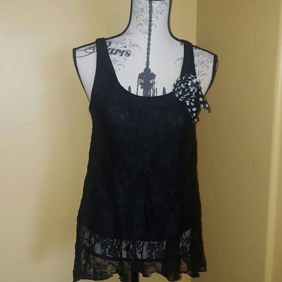 Daytrip Tops - 🍒Daytrip Buckle Lace tank top