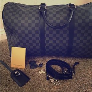 LV Graphite Duffle/Luggage Bag