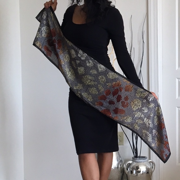 Adrienne Vittadini Accessories - Adrienne Vittadini leopard silk scarf