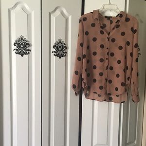 Forever 21 Polka Dot Shirt
