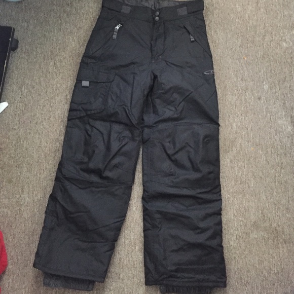 Black brand new snow pants for big boys