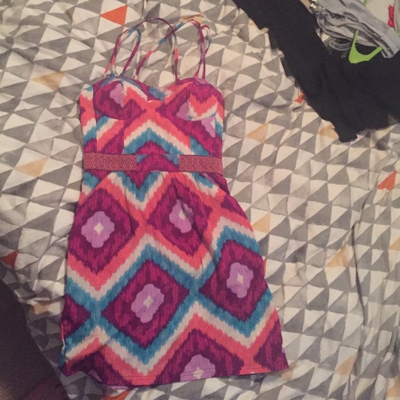 American Eagle Cross Back Dress with Pockets