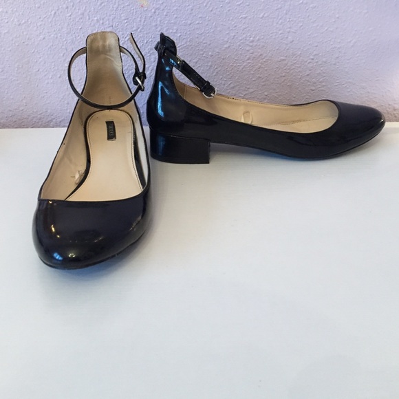 Black ankle strap shoe