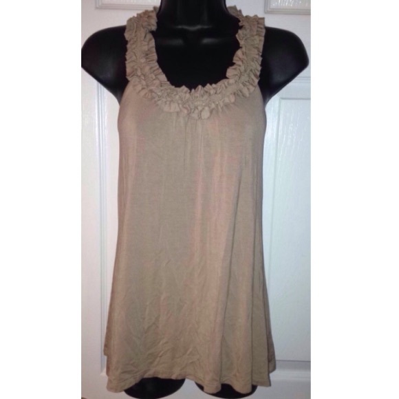 Women's Dressy Tan Tank Top