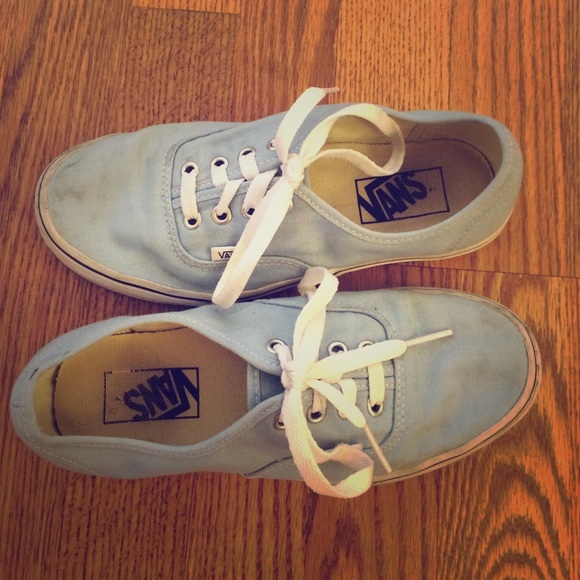 Baby blue vans