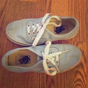 Baby blue vans