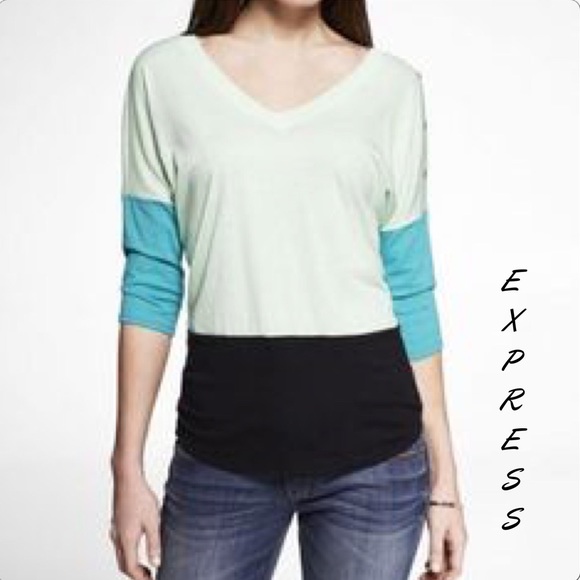 Double vneck top