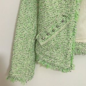 Zara tweed studded jacket