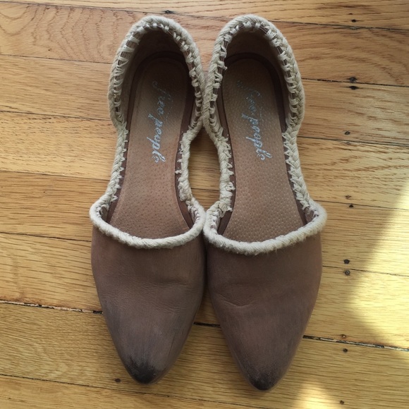 Free People "Lisbon" d'orsay flats