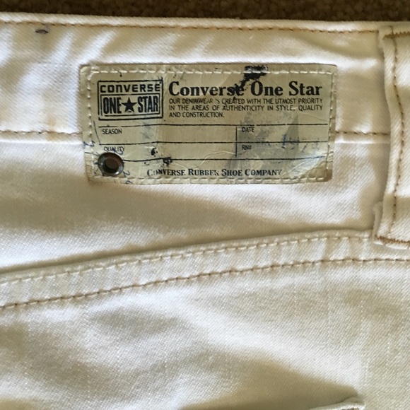 CUTE CONVERSE ONE STAR DENIM SKIRT - Picture 4 of 4