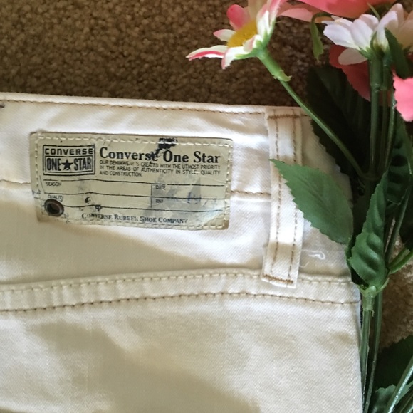 CUTE CONVERSE ONE STAR DENIM SKIRT - Picture 1 of 4