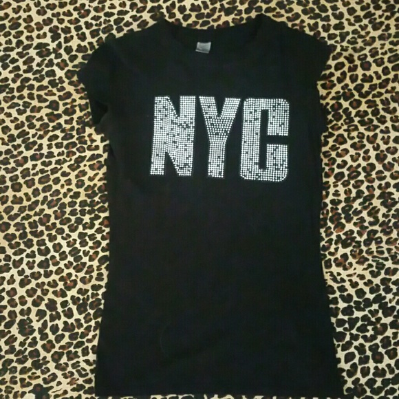 SALE! NYC Rhinestone Tshirt