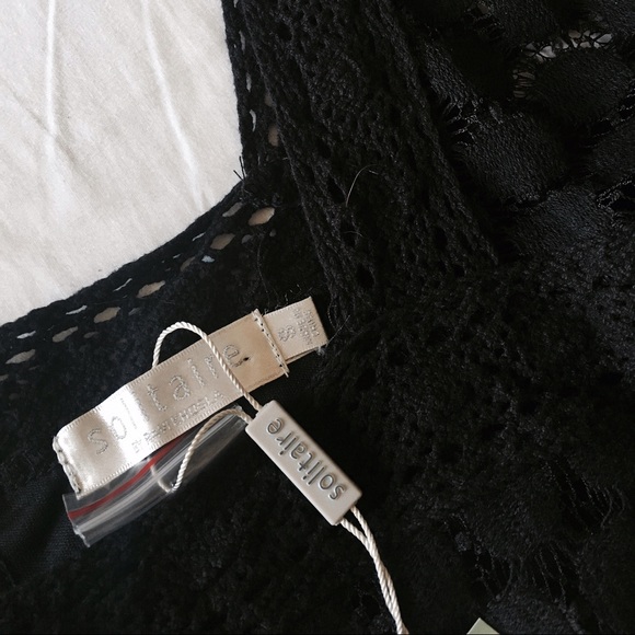 Crochet Black Top - Picture 2 of 2