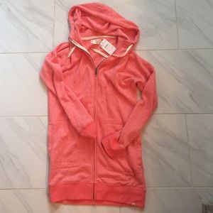 NWT Volcolm Light Orange Tunic Zip Up Xs/S