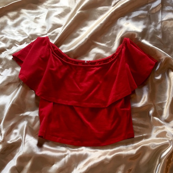 RED HOT CROP TOP 💥🔥