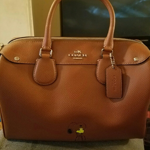 New with tags coach snoopy satchel AUTHENTIC!!!