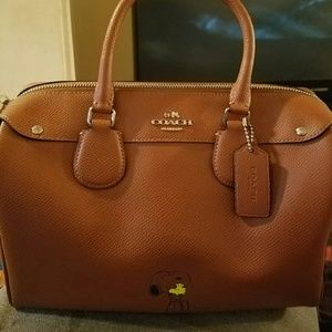 New with tags coach snoopy satchel AUTHENTIC!!!