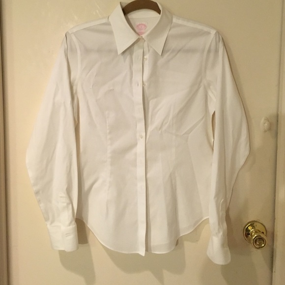 White Brooks Brothers blouse