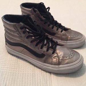metallic vans high top
