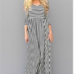 Striped Maxi Dress
