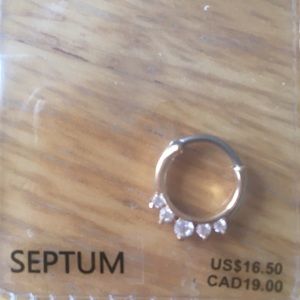 Septum jewelry