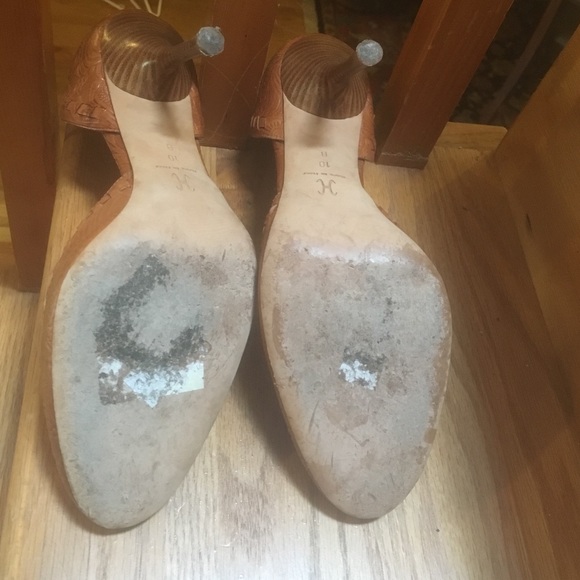 Cole haan embossed leather heels - Picture 4 of 4